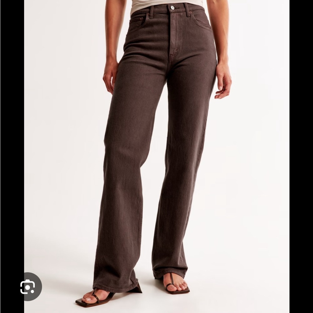 Abercrombie Brown 90s relaxed Jeans